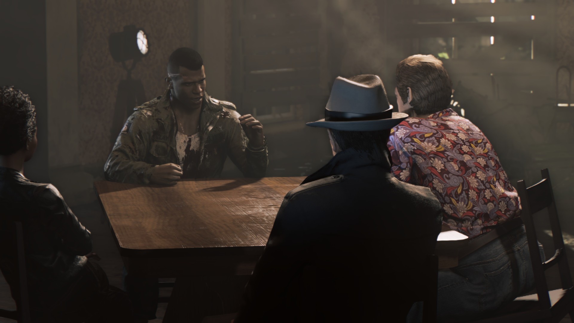 A racket business interior — official screenshot